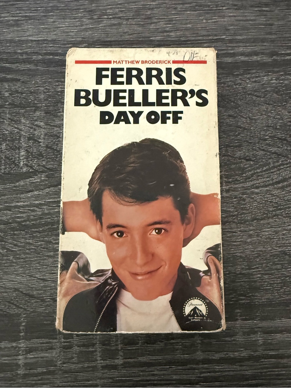 Ferris Buellar’s Day Off VHS 80s Teen movie Comedy New Wave Drama Classic